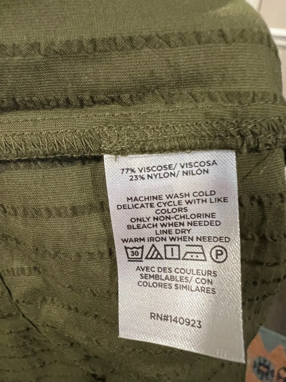 NWT LOFT Olive One-Shoulder Ruffle Top - Picture 5 of 6